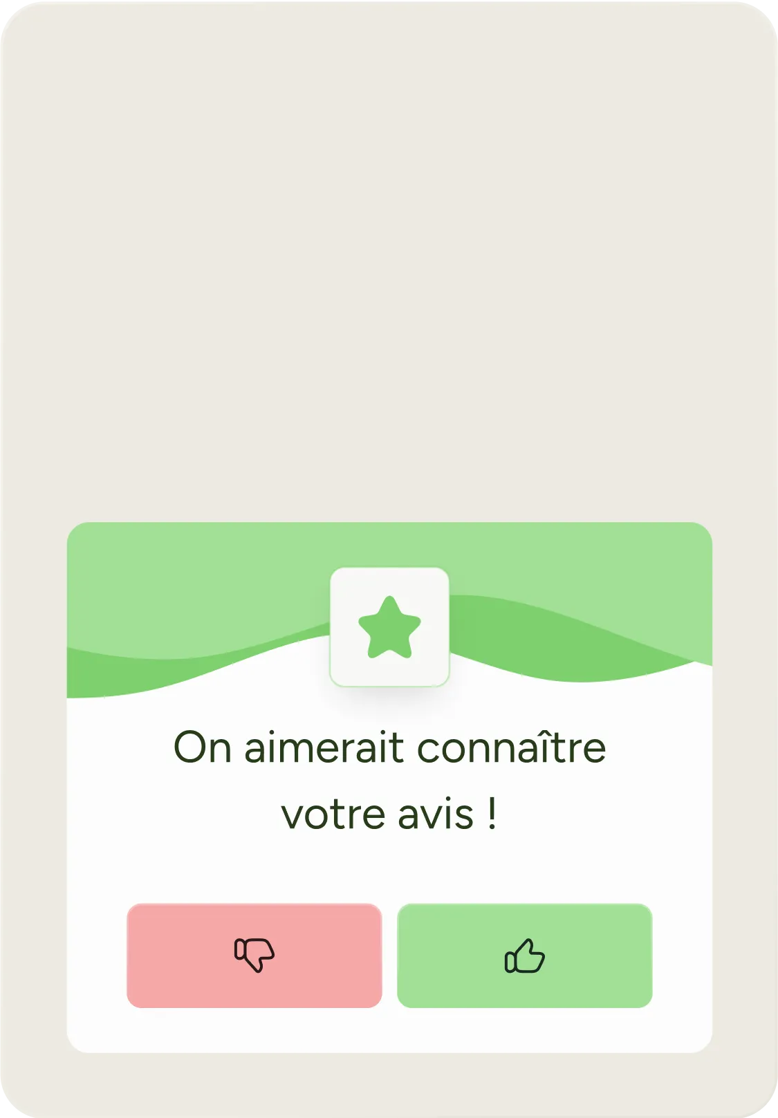 Le ressenti d’abord