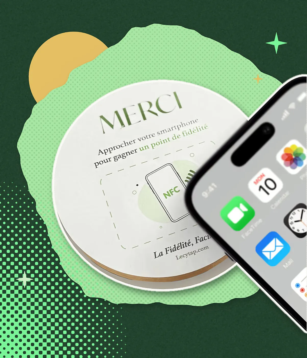 Approcher le téléphone
